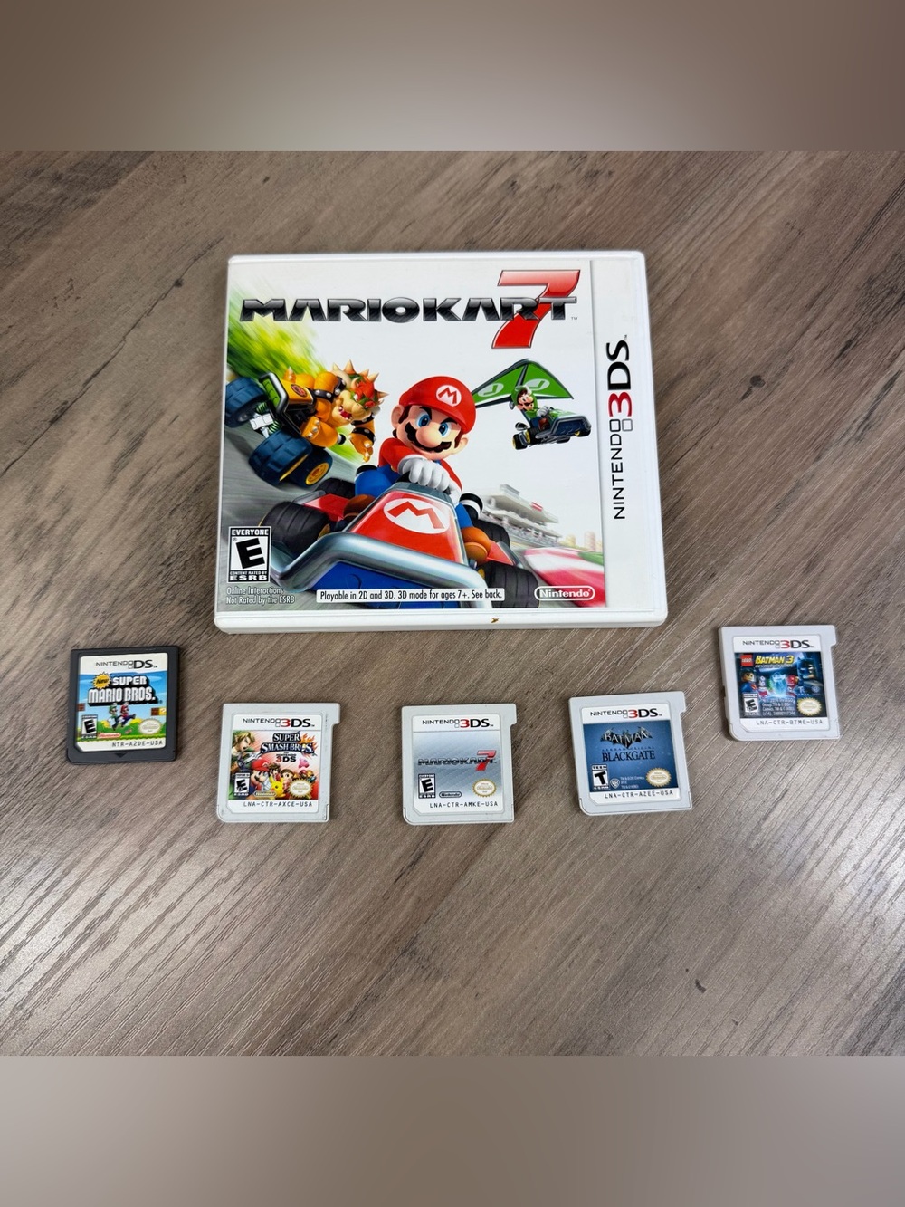 Nintendo 3DS Cobalt Blue Bundle Tested & Working 5 games charger SD card stylus - Picture 6 of 14